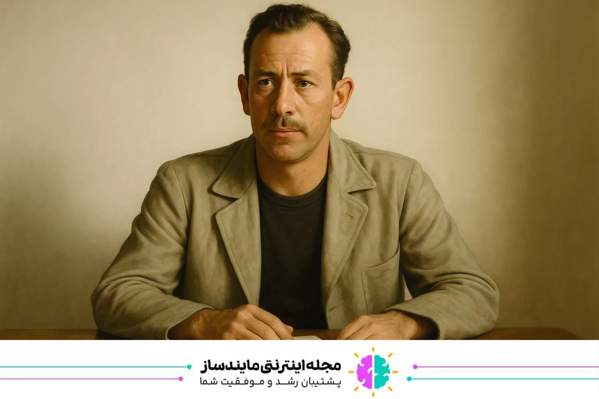 چهرهٔ جان اشتاینبک، نویسندهٔ کتاب «خوشههای خشم»